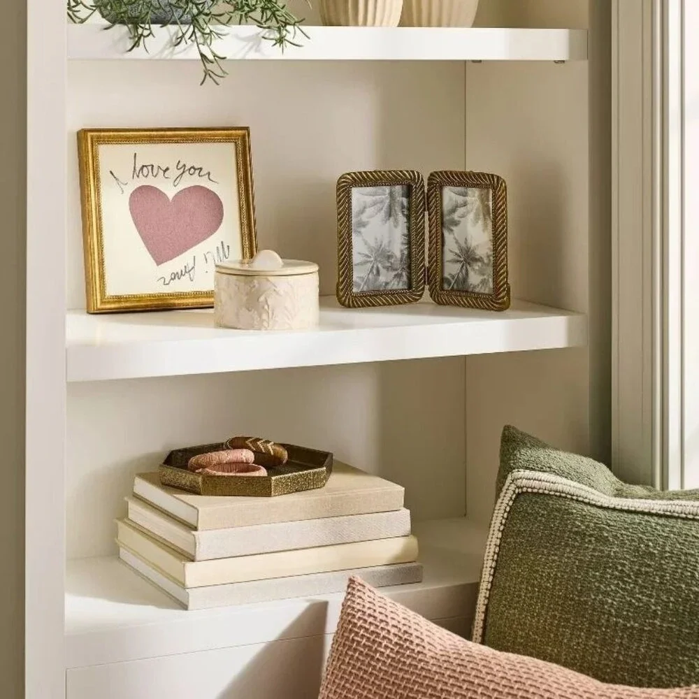 4x6 Metal Rope Folding Picture Frame Brass - Threshold Studio McGee, Target